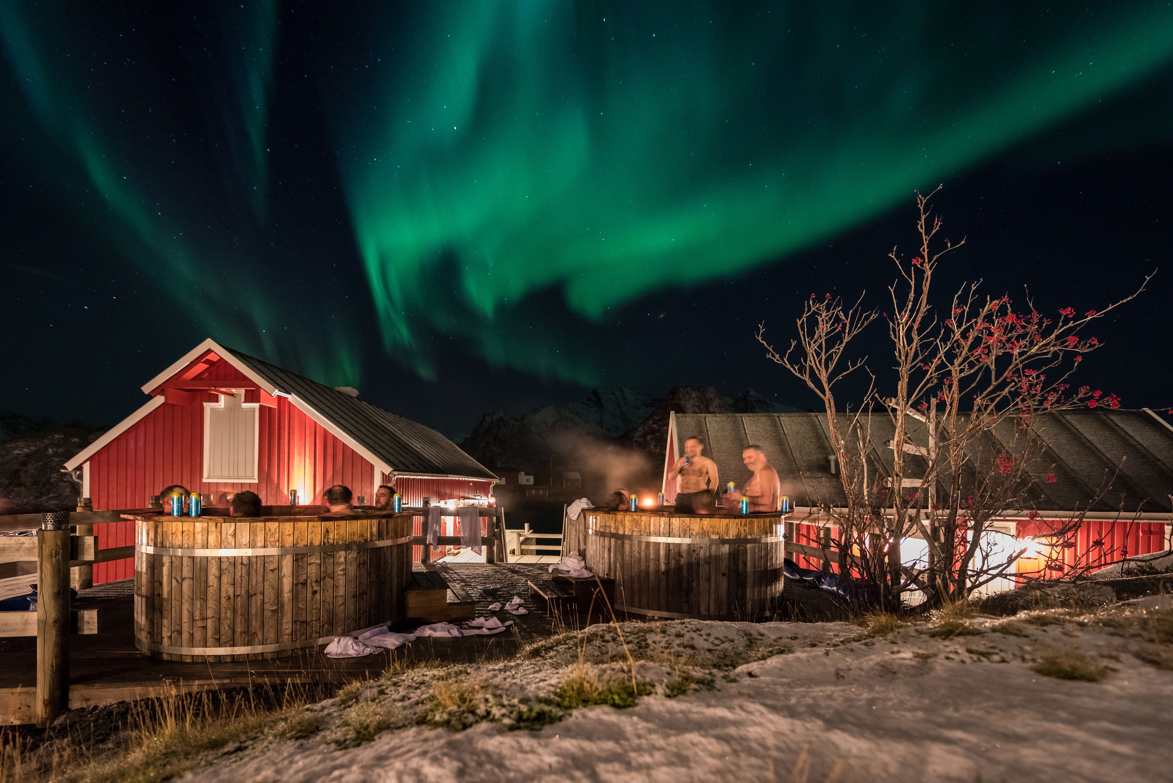 Tina de hidromasaje al aire libre