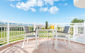 Blick vom Balkon