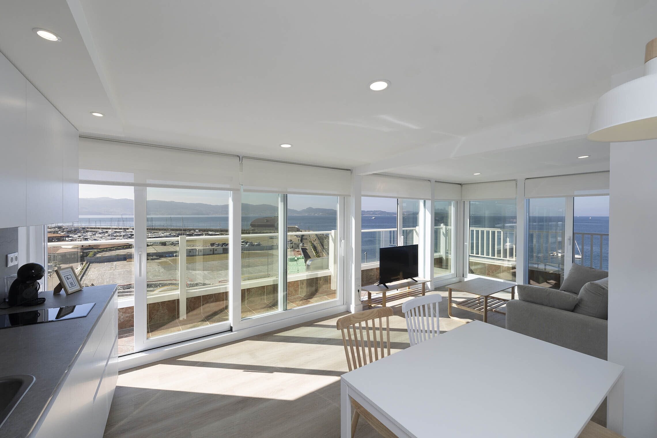 attic apartment | living area | 20-inch tv with digital channels