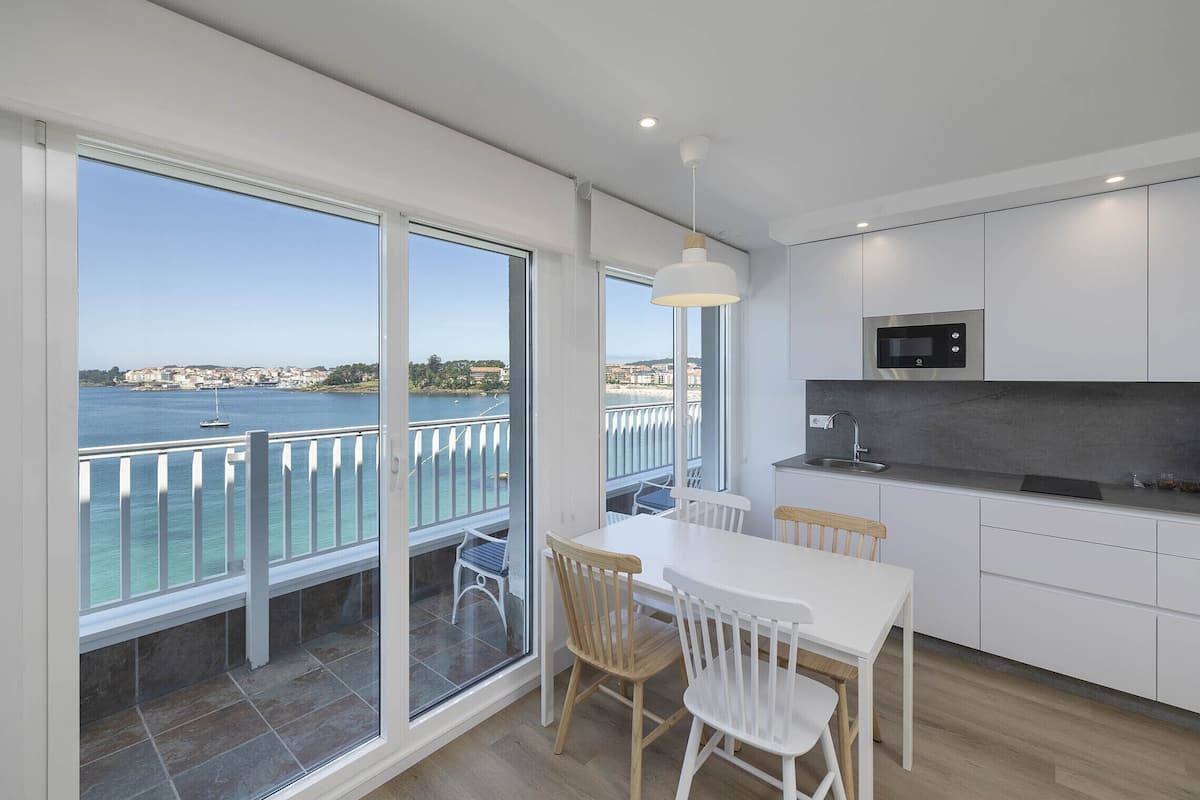 superior apartment | living area | 20-inch tv with digital channels