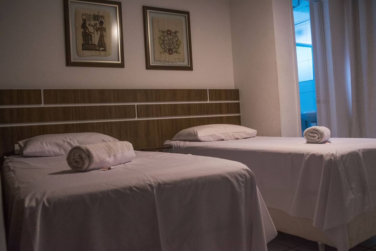 Room | Pillow-top beds, free WiFi, bed sheets