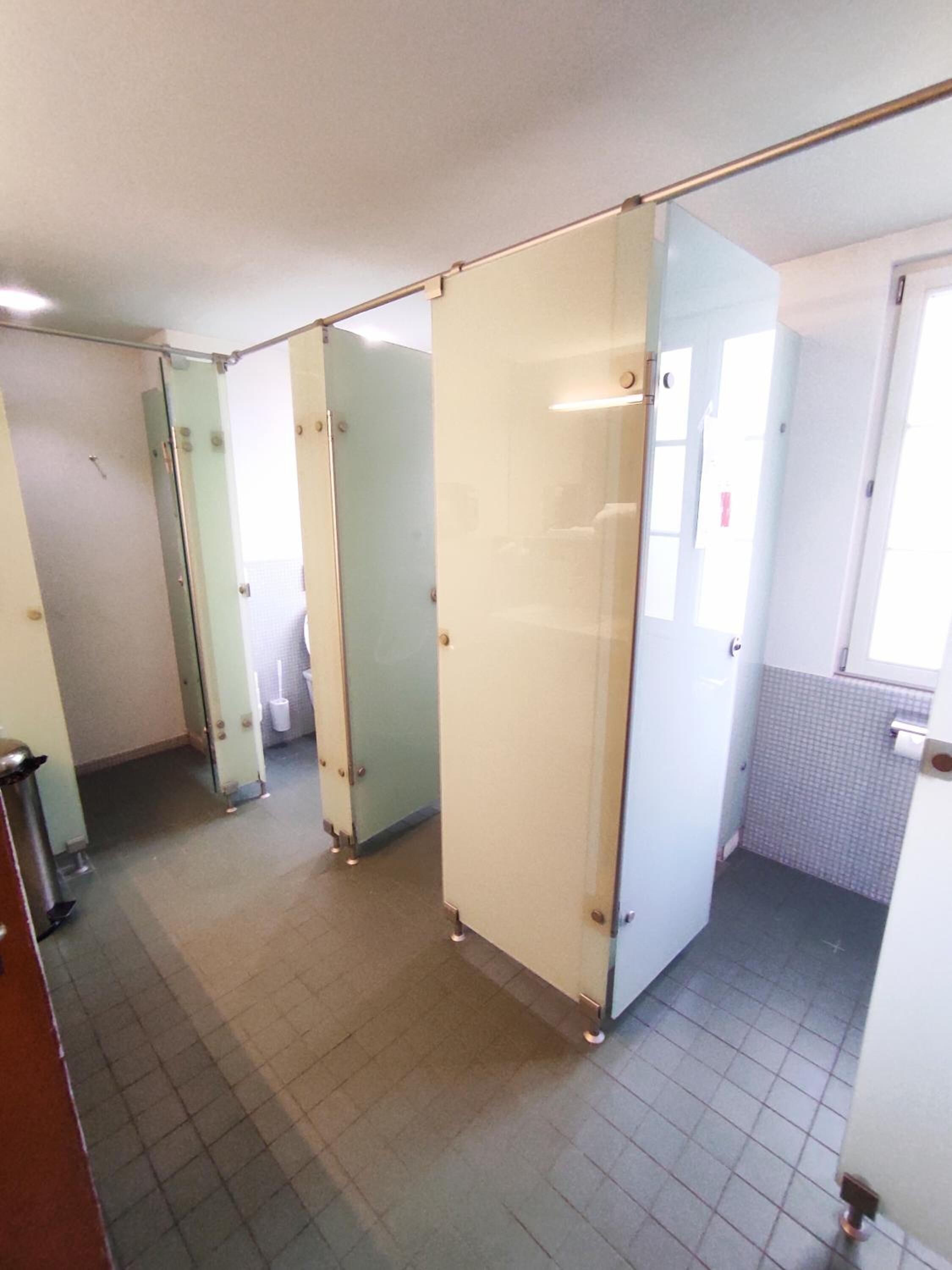 shower, hair dryer, bathrobes, towels