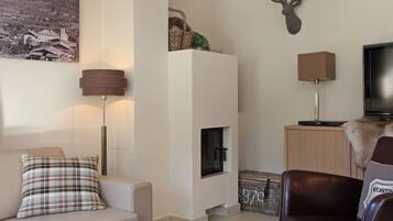 Apartment, 1 Bedroom (Excl. 113 EUR cleaning fee) | Living area | LCD TV