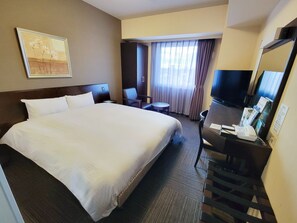Comfort Double Room, Non Smoking | Desk, free WiFi, bed sheets - Hotel Route - Inn Toyota Jinnaka (Toyota)