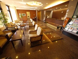 Siddeområde i lobbyen