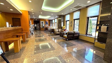 Sitteområde i lobbyen