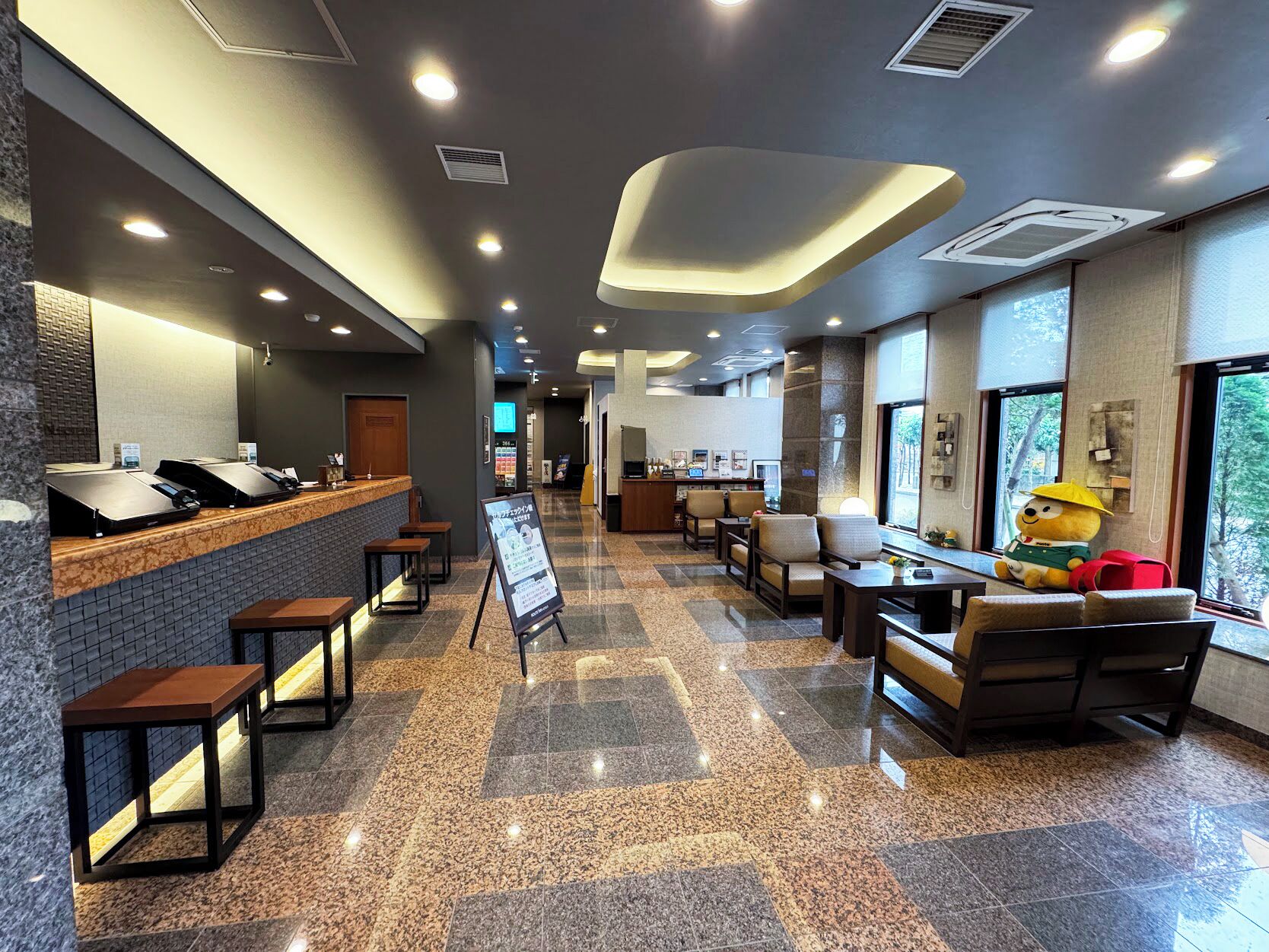 Lobby sitting area