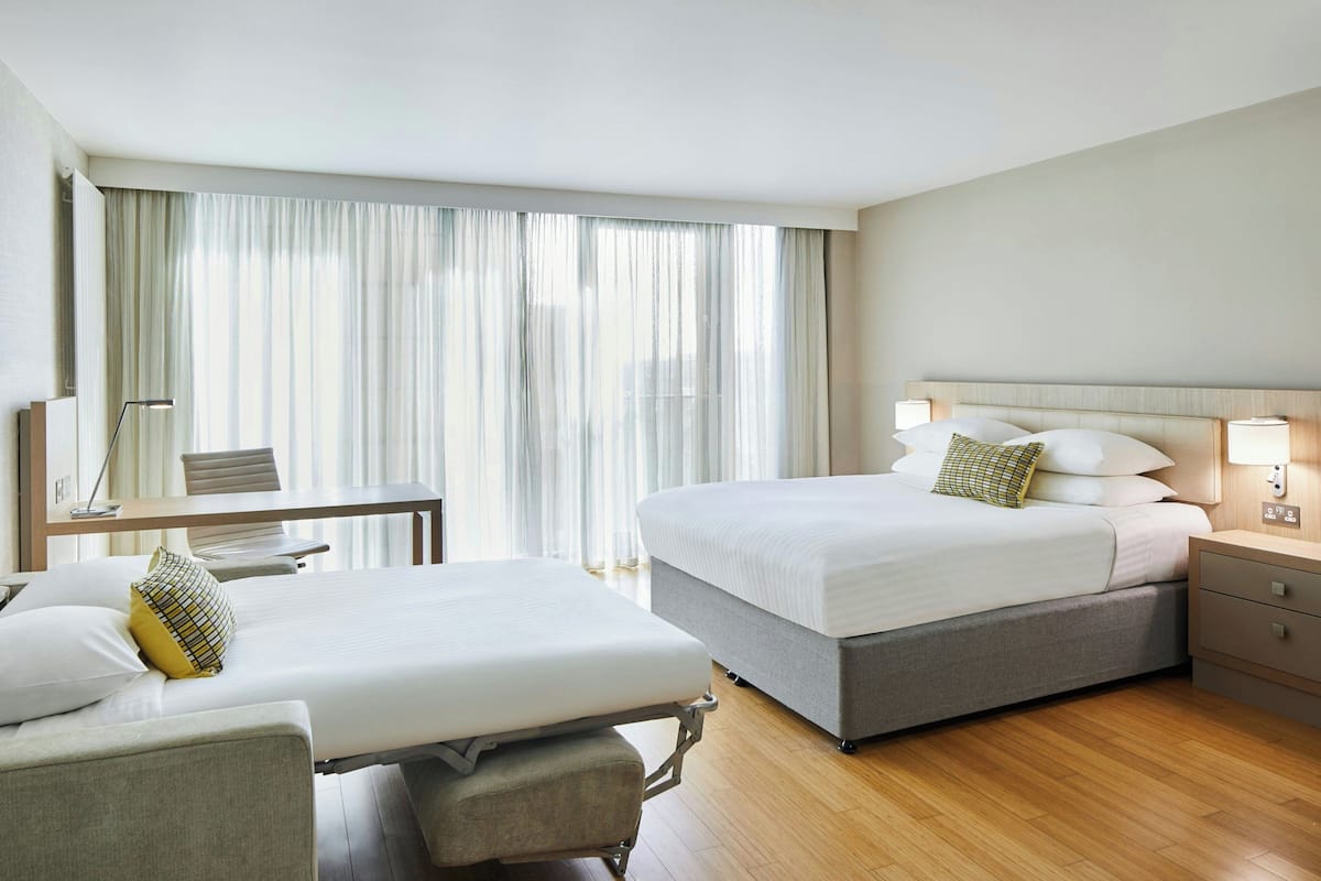 Estudio, 1 cama Queen size y sofá cama, para no fumadores | 1 habitación y ropa de cama hipoalergénica