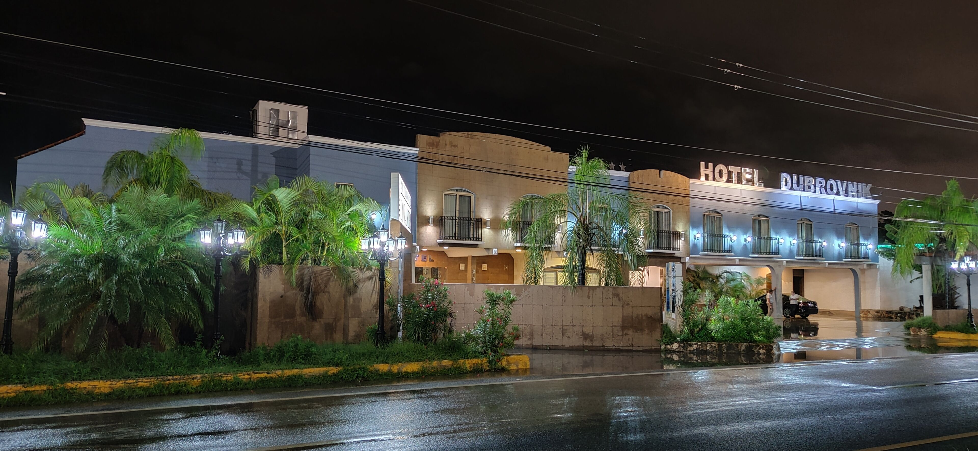 front of property – evening/night