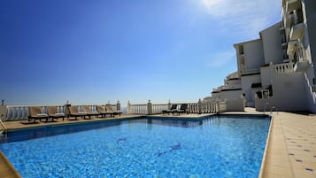 Indoor pool, 2 outdoor pools, sun loungers