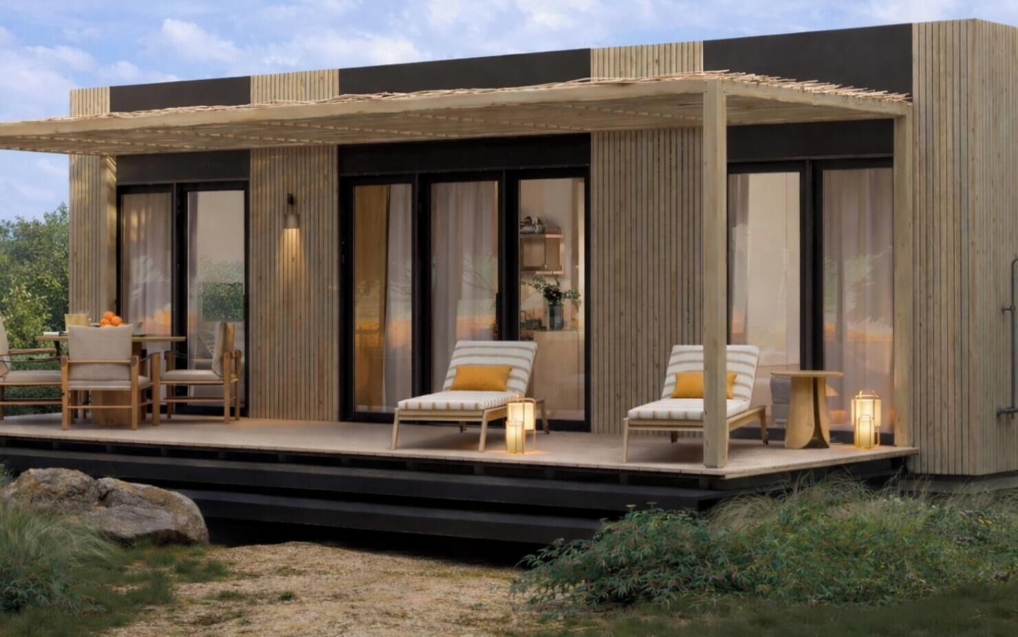 Bungalow Premium, 1 habitación, cocineta (2 pax) | 1 habitación, wifi gratis y ropa de cama 