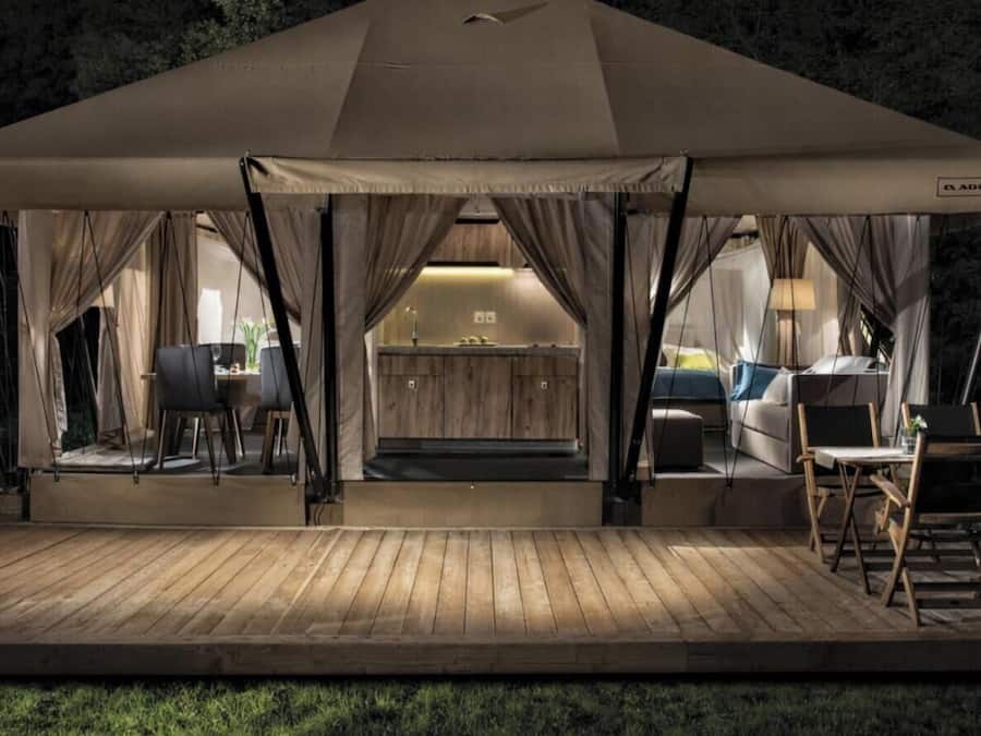Exclusieve tent, 2 slaapkamers (Glamping) | 1 slaapkamer, gratis wifi, beddengoed
