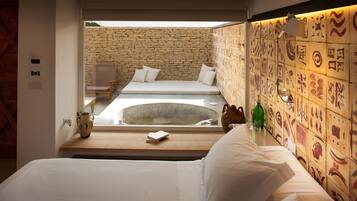 Draps en coton égyptien, literie de qualité supérieure, minibar
