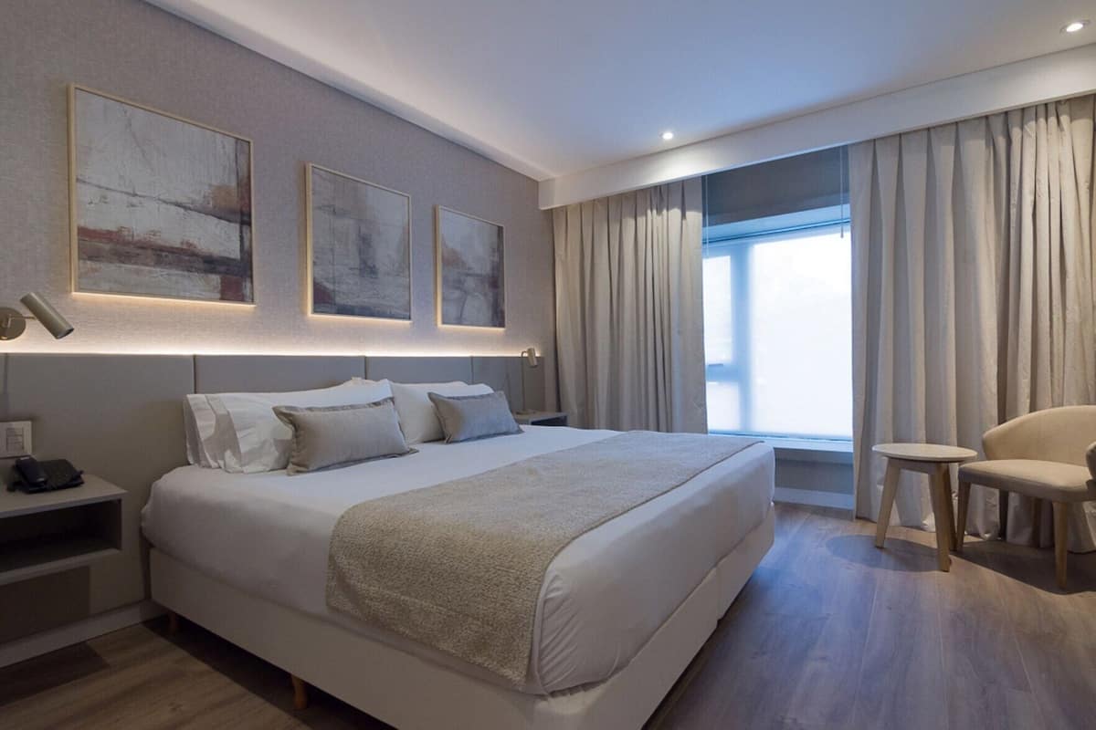 Minibar, in-room safe, desk, blackout curtains