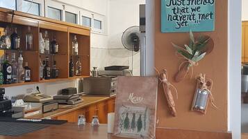 Breakfast, lunch, dinner served; Mediterranean cuisine, pool views