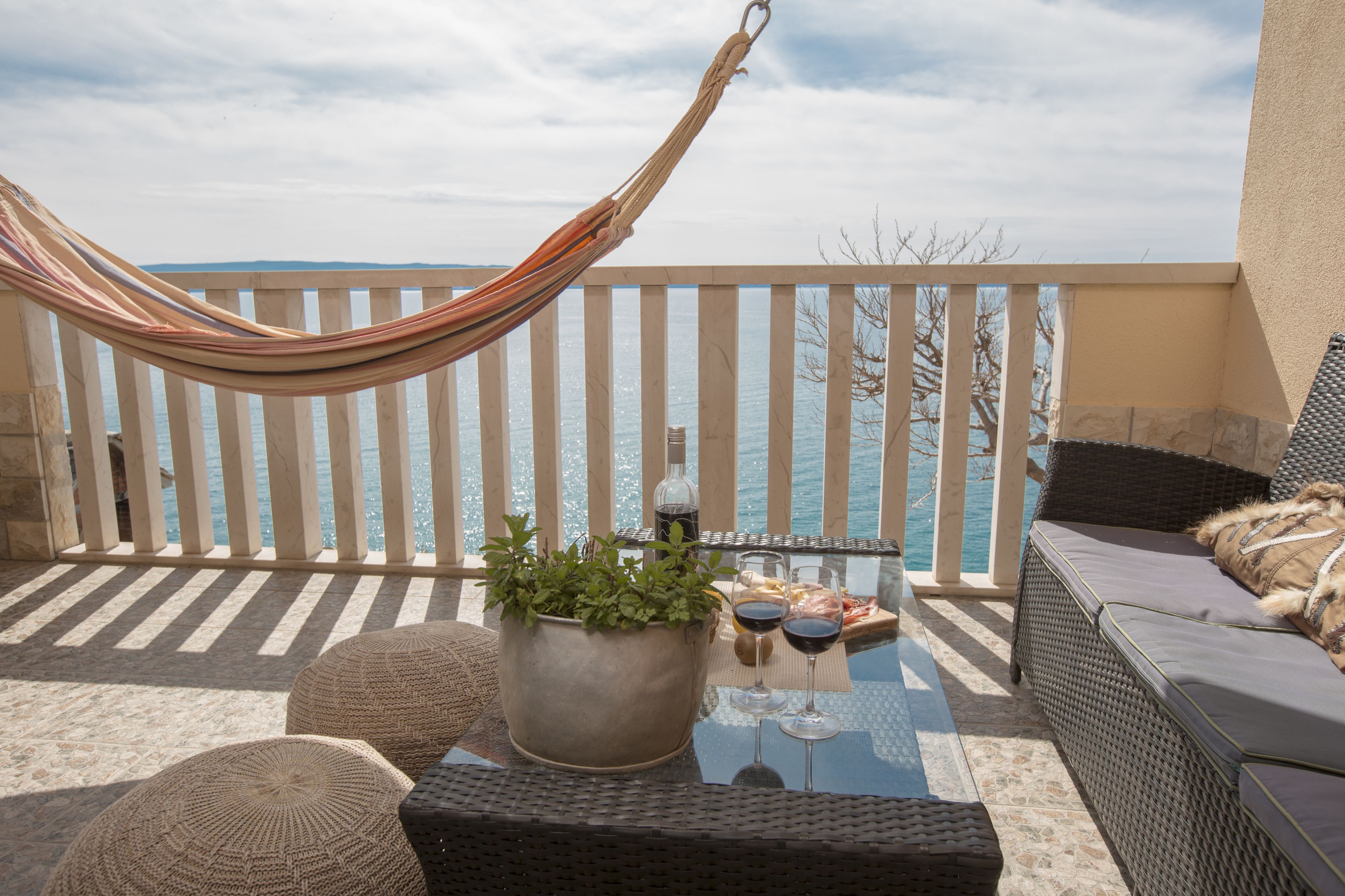 Studio Lune de Miel, 1 chambre, vue mer | Balcon