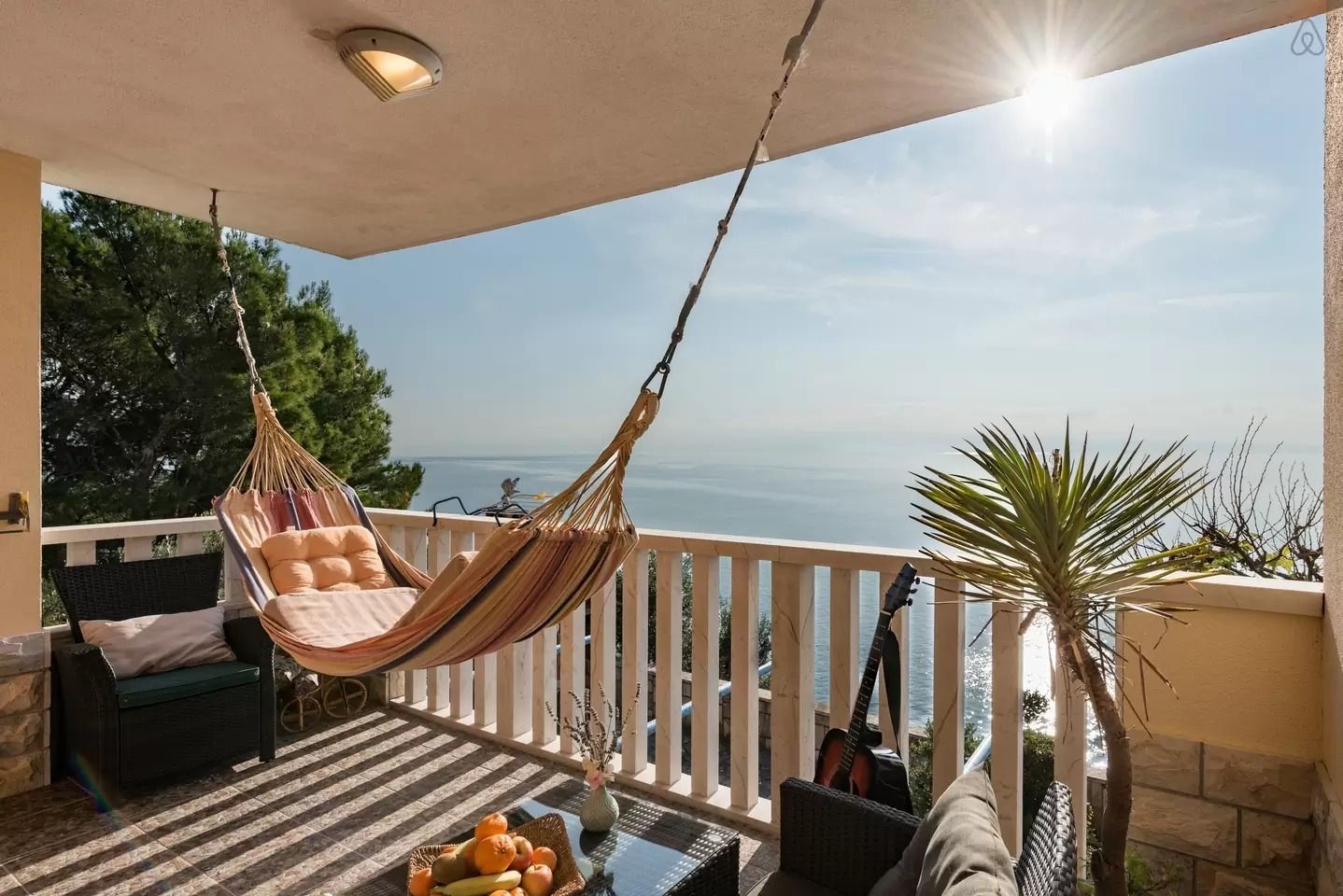 Studio Lune de Miel, 1 chambre, vue mer | Balcon