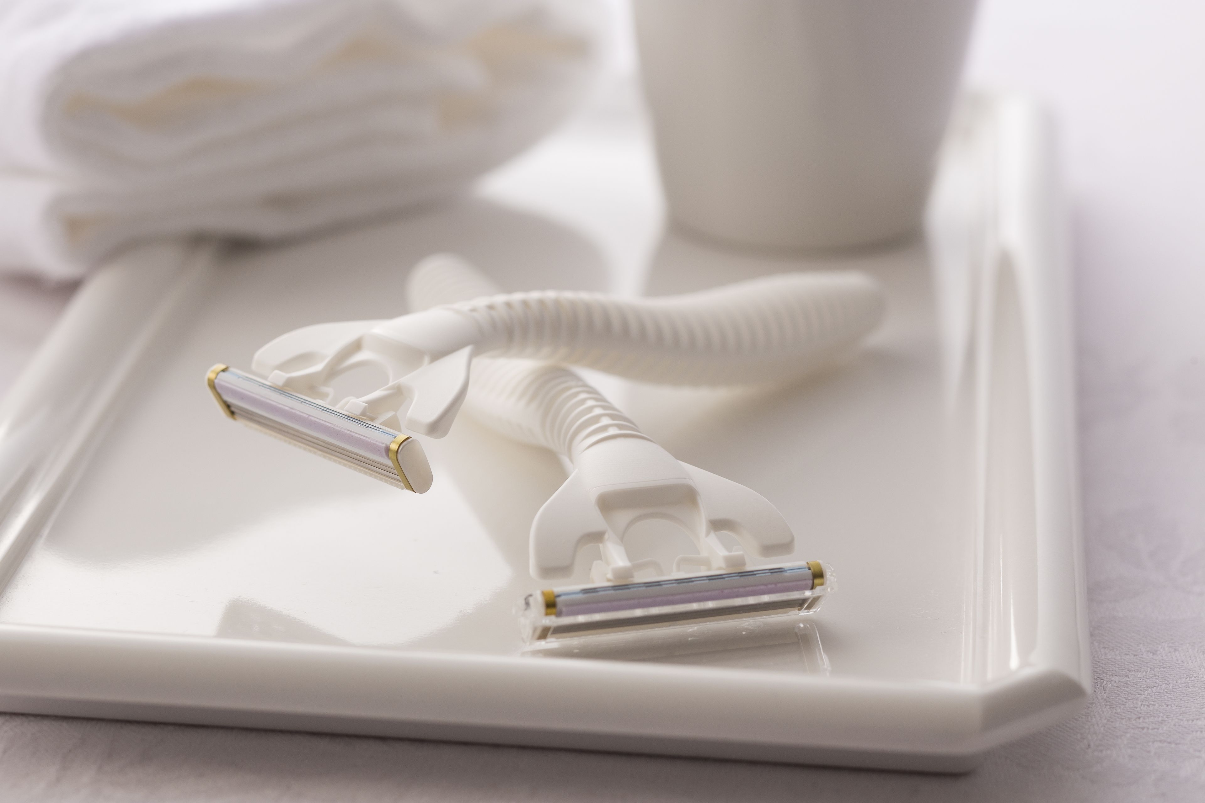 hair dryer, slippers, electronic bidet, towels