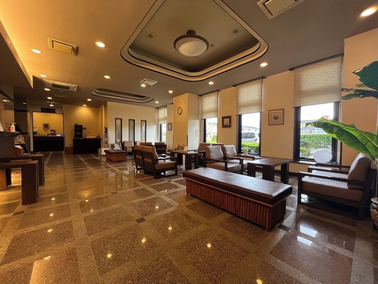 Sitteområde i lobbyen