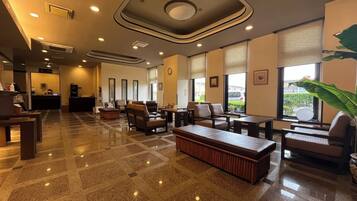 Sitteområde i lobbyen