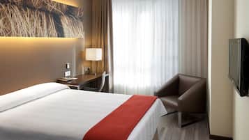 Premium bedding, minibar, in-room safe, desk