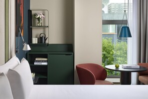1 soverom, sengetøy av topp kvalitet, minibar og safe på rommet