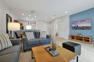 Televisión LCD de 50 pulgadas con canales por cable, una televisión