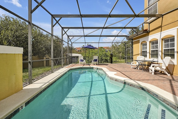 Casa adosada exclusiva, 4 habitaciones, piscina privada | Piscina privada