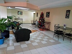 Sala de estar en el lobby