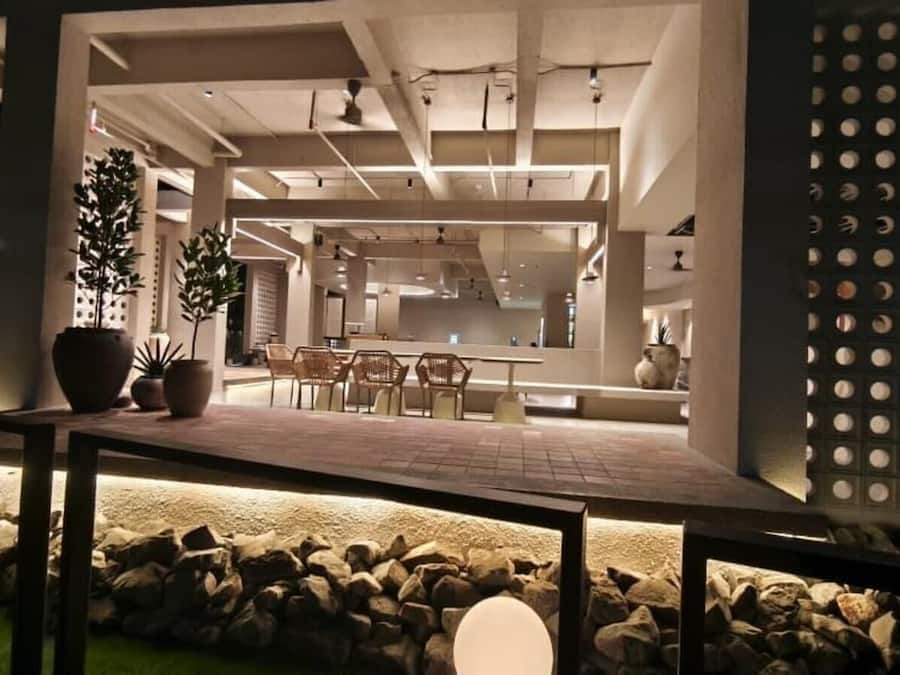 Overnatningsstedets facade