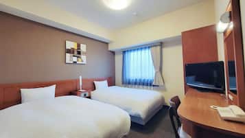 デスク、WiFi (無料)、ベッドシーツ