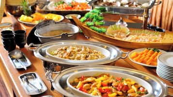Free buffet breakfast