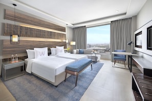 Superior kamer, 2 eenpersoonsbedden | Luxe beddengoed, donsdekens, Select Comfort-bedden, een minibar