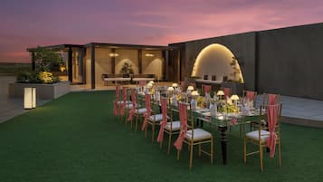 Área para banquetes al aire libre