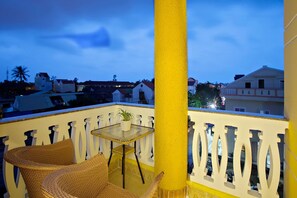 Familieværelse - 2 queensize-senge | Udsigt fra værelset