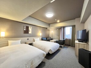 Comfort-værelse med 2 enkeltsenge - ikke-ryger | Skrivebord, gratis Wi-Fi, sengetøj