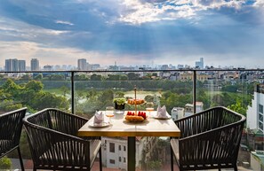 Outdoor banquet area - Authentic Hanoi Boutique Hotel (Hanoi)