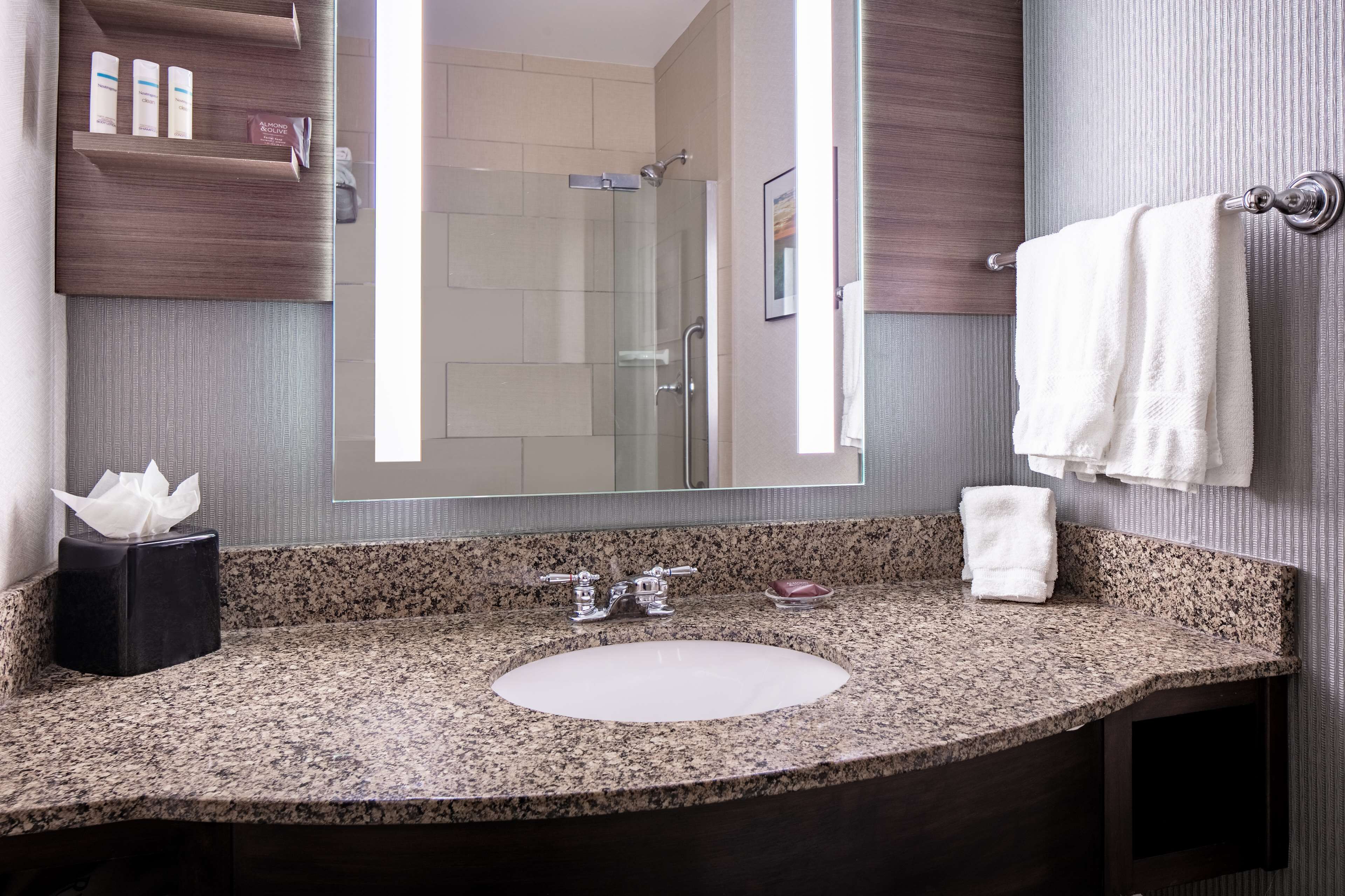 free toiletries, hair dryer, towels, soap