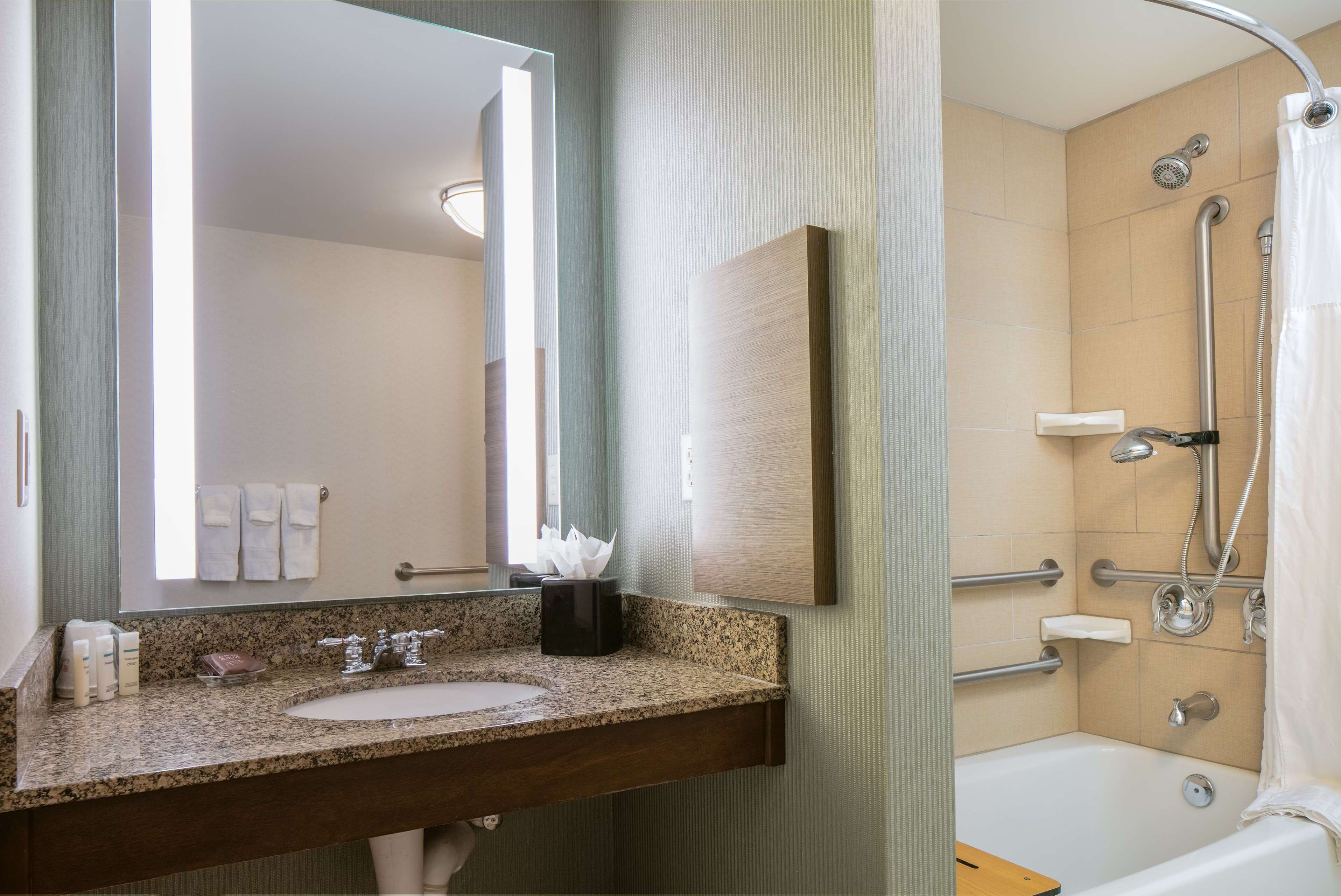 free toiletries, hair dryer, towels, soap