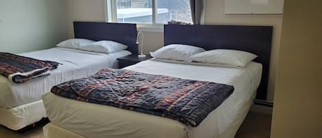Basic Room, 2 Double Beds, Shared Bathroom | Premium bedding, pillowtop beds, free minibar, individually furnished