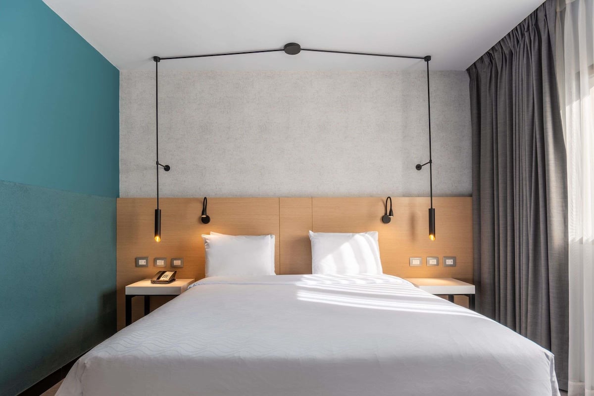 Minibar, in-room safe, desk, blackout curtains