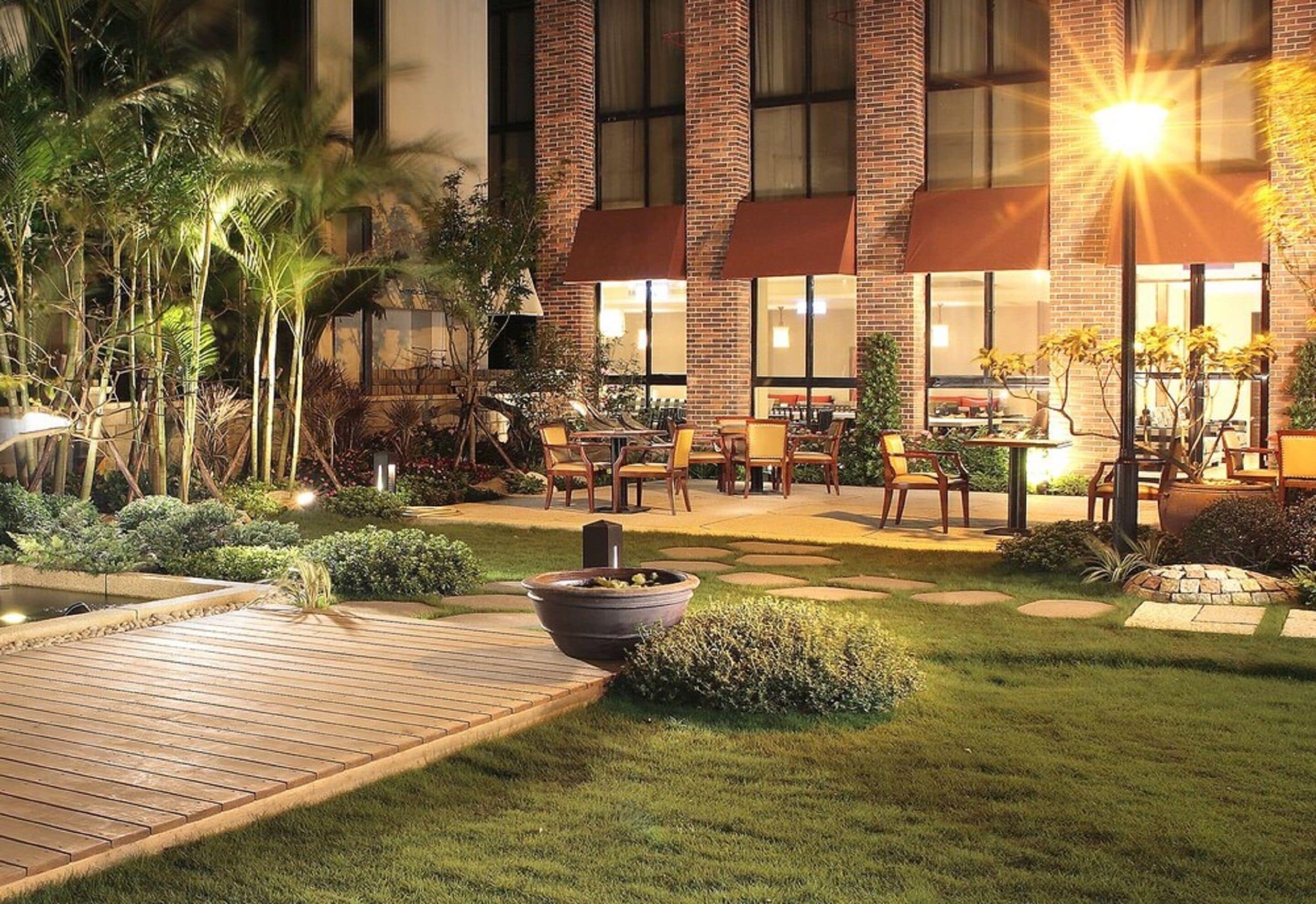 front of property – evening/night