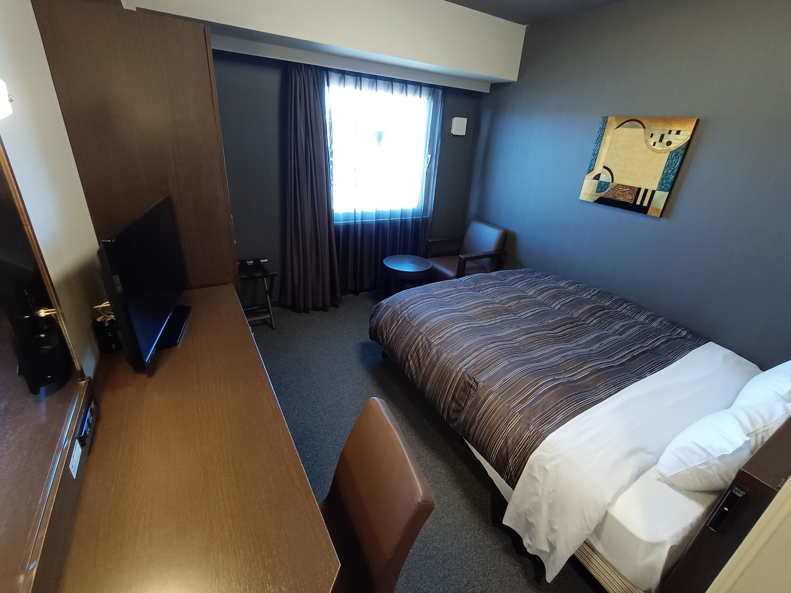 (main building) double room, smoking (160cm bed) | free wifi, bed sheets