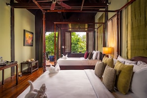 Privilege Twin with Pool View | Premium bedding, minibar, in-room safe, individually decorated - GZ Eden Privilege Resort and Spa (Siem Reap)