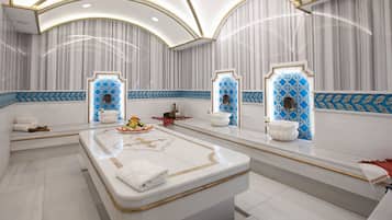 Bagno turco/hammam, trattamenti per il corpo, idroterapia, aromaterapia