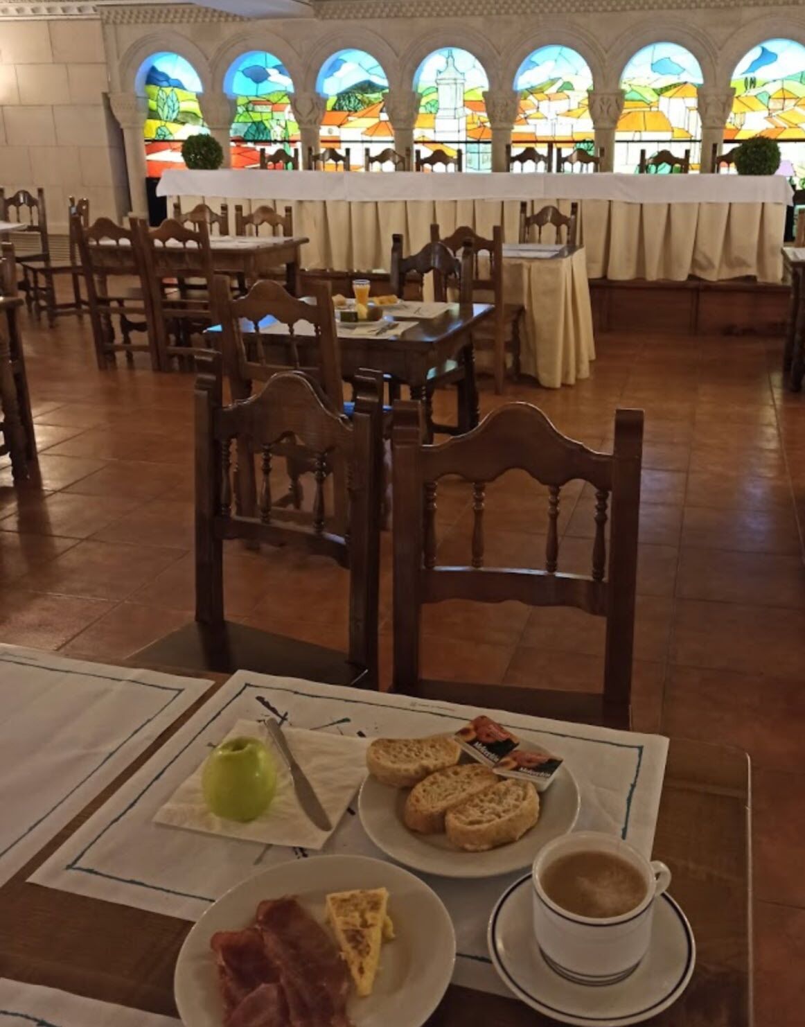 daily buffet breakfast (eur 6.00 per person)