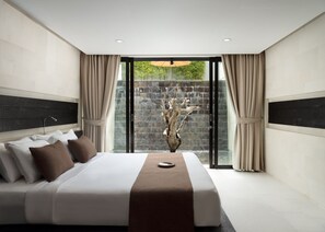 Vila Khas, kolam renang pribadi | 1 kamar tidur, tempat tidur Select Comfort, minibar, dan brankas