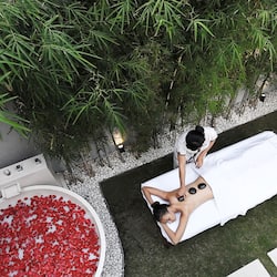 Signature-Villa, eigener Pool | Massage