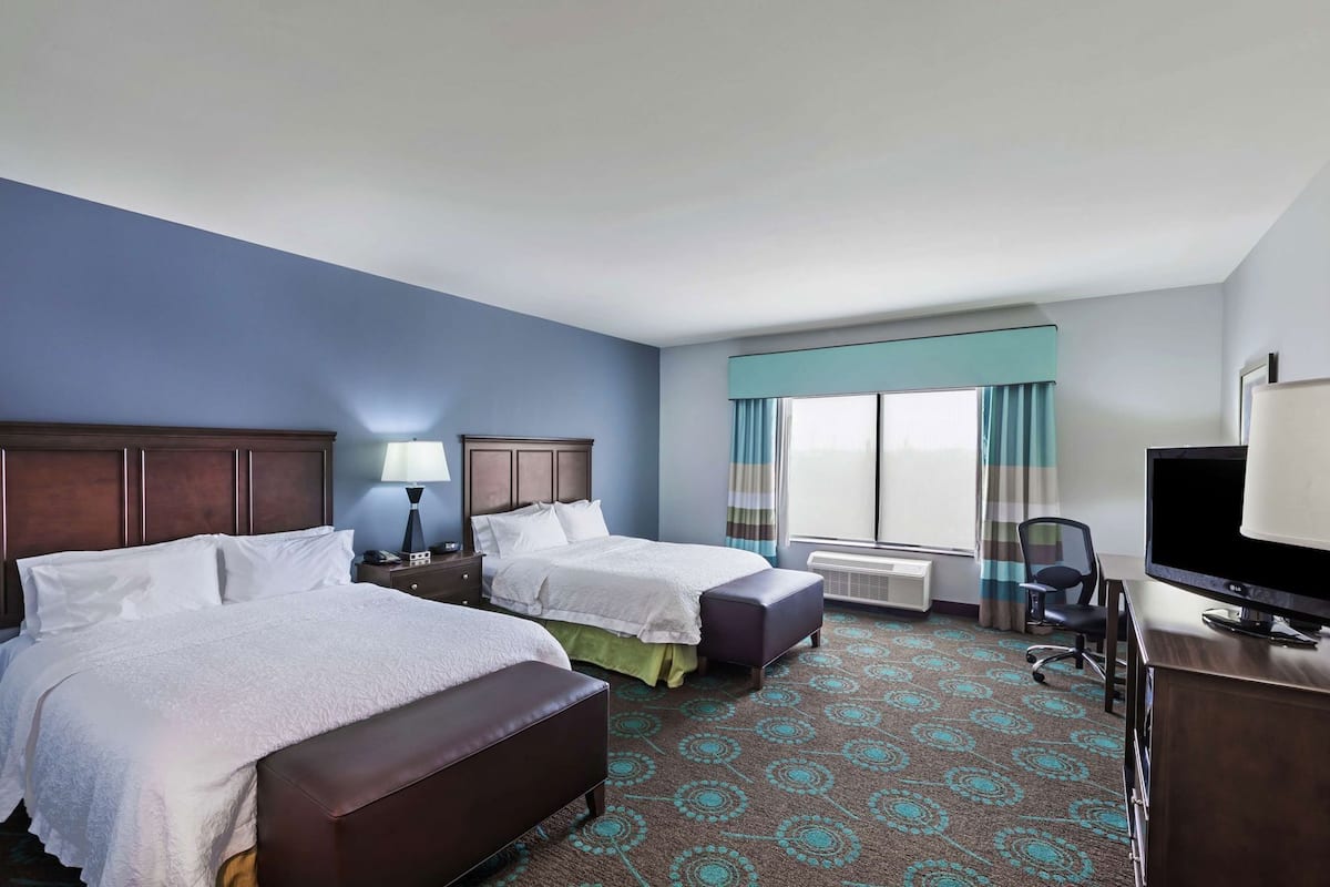 In-room safe, desk, blackout curtains, iron/ironing board