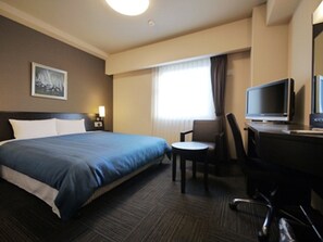 Desk, free WiFi, bed sheets - Hotel Route-Inn Natori (Natori)